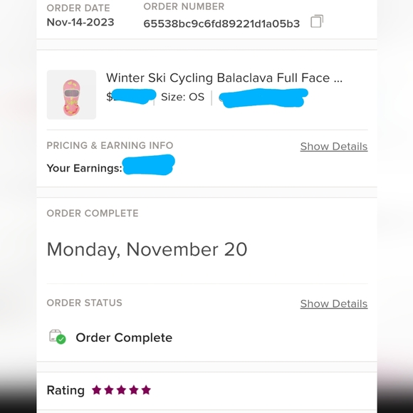 Winter Ski Cycling Balaclava Full Face Mask for Cold Weather Fleece Neck Warmer - Picture 4 of 4